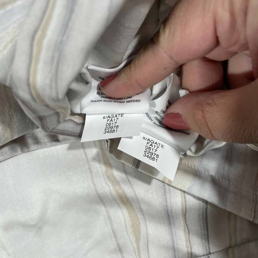 NEW Hotel Collection Agate Pima Cotton‎ (2) European Sham Euro